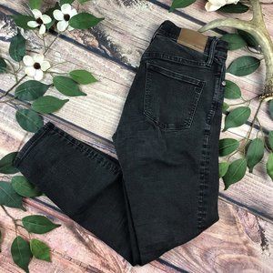 Madewell Size 26 Black Button Fly 9 inch Skinny